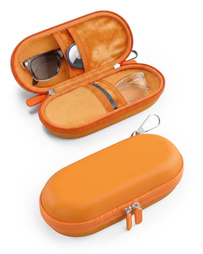 ProCase Hard Double Sunglasses Glasses Case for Men Women -Orange - color: Orange