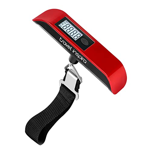 travel inspira Luggage Scale, Portable Suitcase, Weighing Scales - color: Red