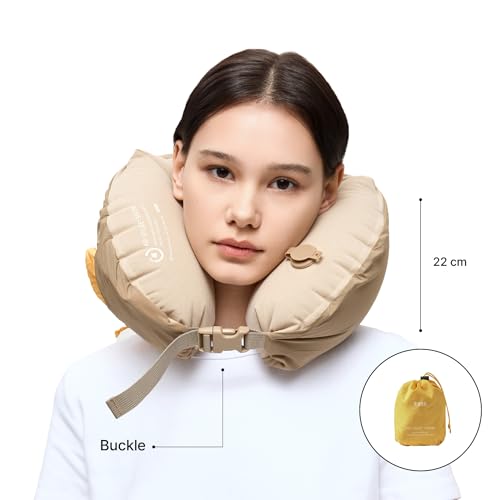 KEEK PillowO Travel Neck Pillow – Ultra-Light 82g, Packs Smaller Than a Passport, Perfect for Flights, Commuting & Camping - color: Charcol, Grey