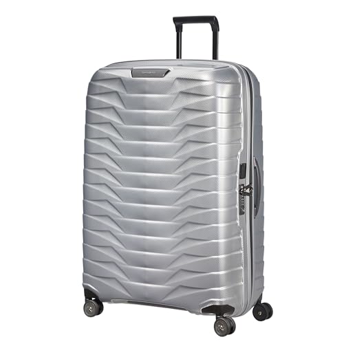 Samsonite Proxis Hardside Expandable Luggage with Spinners, XLarge Spinner, SILVER - color: Silver, size: X Large Spinner