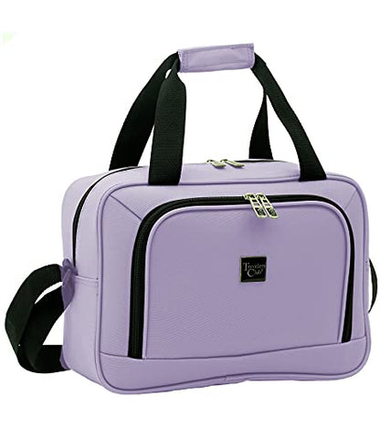 Travelers Club Midtown Hardside 4-Piece Luggage Travel Set, Lilac - color: Lilac