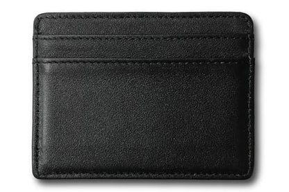 Minimalist Wallet for Men & Women – Ultra Slim Credit Card Holder Small Front Pocket Wallet – Compact, Thin, Lightweight Design - style: 4-card (Black)