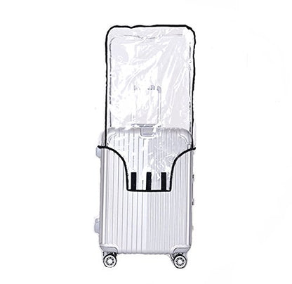 JenKin Luggage Protector Suitcase Cover PVC Waterproof Travel Suitcase Fits Most 20" to 30"(28") - size: 28" (19.7"L x 12.2"W x 28.3"H)