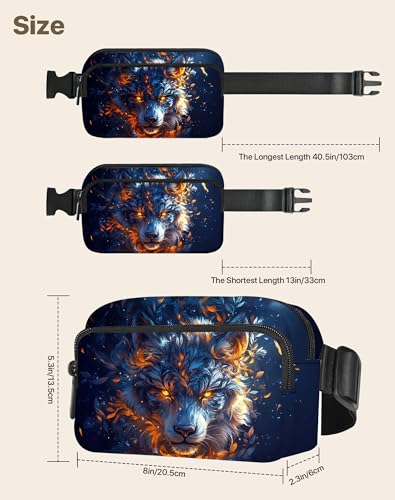 Fanny Pack 여행용 벨트 백 Everywhere 크로스바디 백 여성용 허리 팩 조절 가능한 스트랩 방수, 블랙., 패션 - color: 블랙.