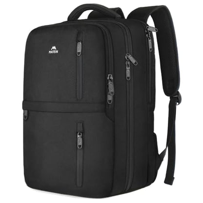 MATEIN Travel Backpack with Shoe Compartment, 40L Travel Backpack Carry On - color: Black, size: X-Large