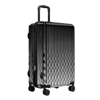 Expandable 20 Inch Carry on Luggage Suitcase with TSA Lock - color: GlossyBlack, size: S(carry-on-20")
