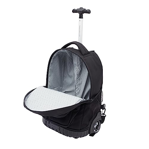 Travelers Club 18" Rolling Backpack with Shoulder Straps, Black - color: Black, size: 18 Inch