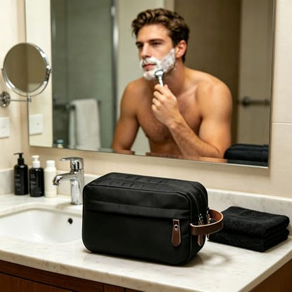 Travel Toiletry Bag Double Layer Dopp Kit Hanging Cosmetic Makeup Organizer