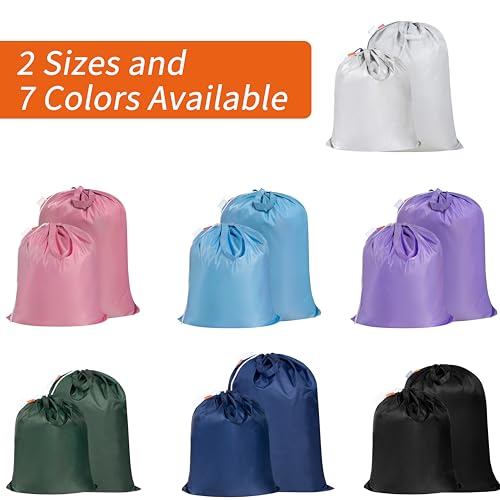 Polecasa Extra Heavy-Duty Laundry Bag with Handles, Navy, 28x36" - color: Navy, size: 28" x 36" | 1 Pack