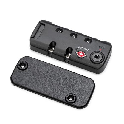 Travel Zipper TSA 007 Approved Luggage Code Lock, Backpack Anti Theft 3 Digit Combination Lock