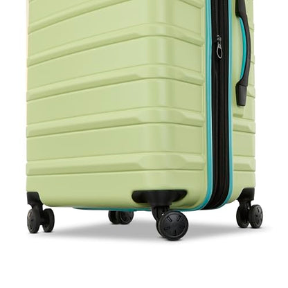 Samsonite Omni 2 Hardside Expandable Luggage with Spinner Wheels, 2-Piece Set (19/24), Frozen Matcha - color: Frozen Matcha, size: 2-Piece Set (Carry-on/Medium)