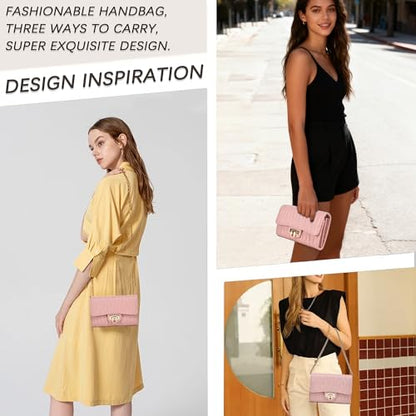 Small Crossbody Bag Sling Bag, Phone Holder for Women - color: L Pink