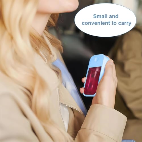 5Pcs Refillable Spray Bottle,Portable Card Spray Bottle,Pocket Refillable Perfume Bottles(45ml) - color: colorful-C
