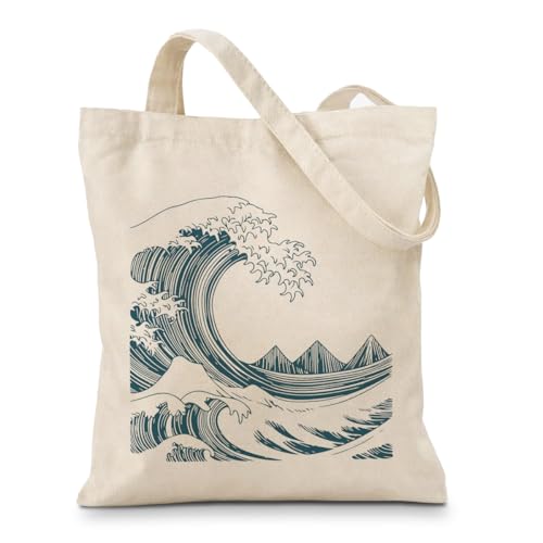 Funny Canvas Tote Bag, Art Canvas Bag for Women Girls, Reusable Grocery Shopping Bags Gift for Women - color: Color40