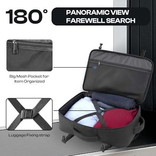 Carry on Backpack, Travel Friendly, Fits with 17.3 Laptop, Black | Extra Large 40L-50L Travel Backpack TSA Approved, Water Resistant Bag, Expandable Laptop Bagpack, Travel Backpack for men - color: Black, size: XX-Large