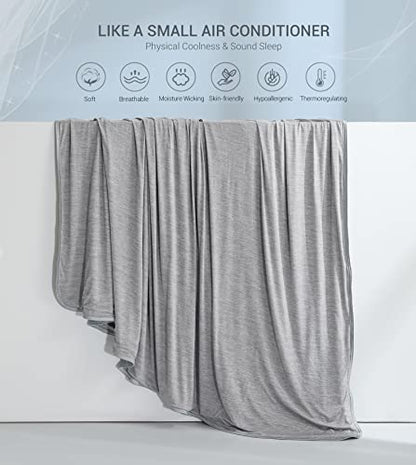 Marchpower Arc-Chill Cooling Blanket for Hot Sleepers King Size Gray - color: Gray, size: King 90" X 108"
