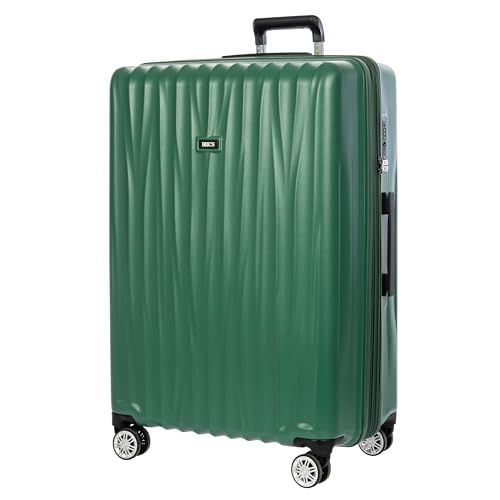 Bric's Cervia 30" Hardside Large Expandable Luggage, 360° Spinner Wheels, Lightweight Checked Suitcase, TSA-Approved Locks, Dark Emerald Green - color: Dark Emerald Green, size: Large-Checked 30 inch