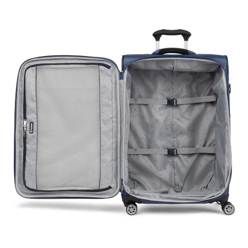 Travelpro 25" Softsided Checked Luggage, Expandable, TSA Lock, Ocean Blue - color: Ocean Blue, size: 25-Inch Checked-Medium