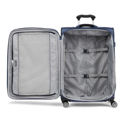 Travelpro 25" Softsided Checked Luggage, Expandable, TSA Lock, Ocean Blue - color: Ocean Blue, size: 25-Inch Checked-Medium