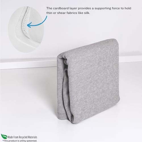 PLIIO 7-Pack Small Filers, Foldable Clothes Organizer - Durable Tshirt Folder - Shirt Folding Organizer for Wardrobe Drawer - size: Small