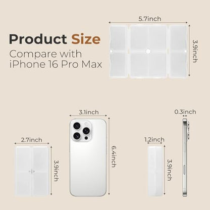 FYY Travel Pill Organizer,7 Compartments Small Pill Box Medicine Case-Clear - color: Clear, size: Small (1 Piece)