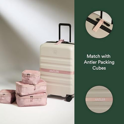 Antler Adjustable Hardside Luggage Strap, Moorland Pink, 67x1.4 - color: Moorland Pink