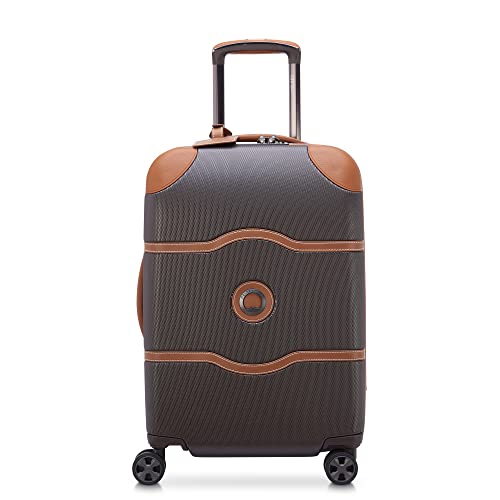 DELSEY PARIS Chatelet Air 2.0, Carry-On and Backpack, Chocolate Brown - color: Chocolate Brown, size: 2 Piece Set (20/Backpack)