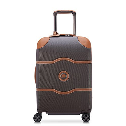 DELSEY PARIS Chatelet Air 2.0, Carry-On and Backpack, Chocolate Brown - color: Chocolate Brown, size: 2 Piece Set (20/Backpack)