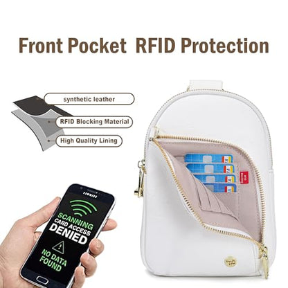 INICAT Small Travel Purse,Anti Theft Crossbody Bag for Women - color: White a