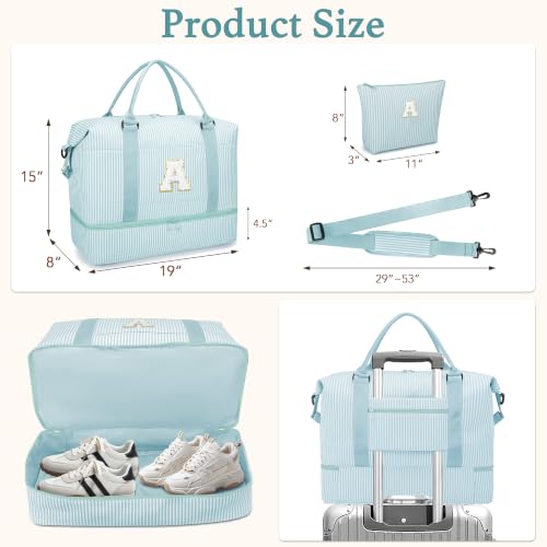 Customized Gifts for Teen Girls Duffle Bags(Lake Blue,A) - color: Lake Blue-A, size: A