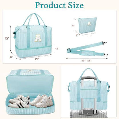Customized Gifts for Teen Girls Duffle Bags(Lake Blue,A) - color: Lake Blue-A, size: A