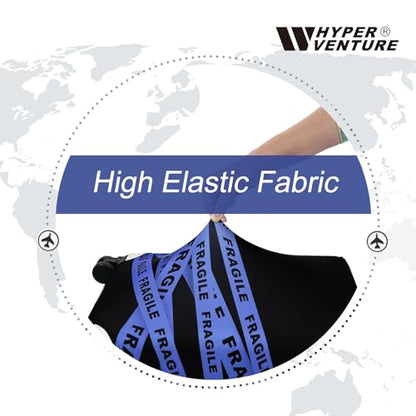 HYPER VENTURE Travel Luggage Cover Suitcase Protector Fits 23-26 Inch, M - color: Fragile, size: M
