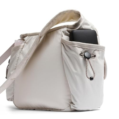 Cinch Sling (Everyday Shoulder Bag with Internal and External Organization, and Light Comfortable Padding) - color: Oat