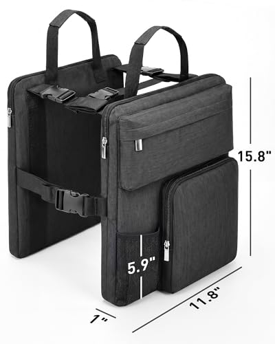BS-VOG Over Luggage Organizer with Cup Holder, Suitcase Organizer Bag
