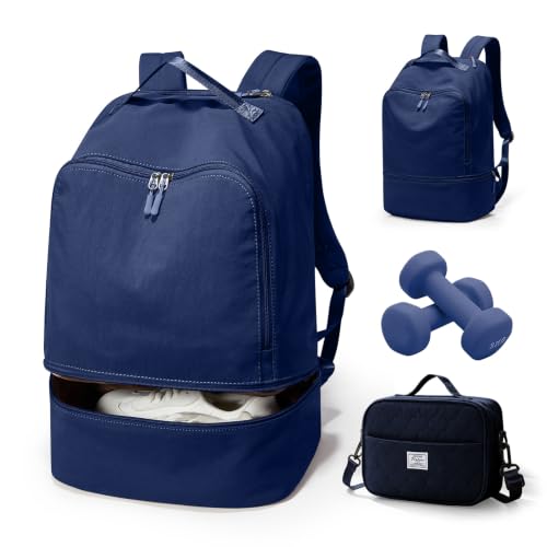 Gym Backpack for Women Lightweight Sports Casual Daypack Blue - color: D4-blue