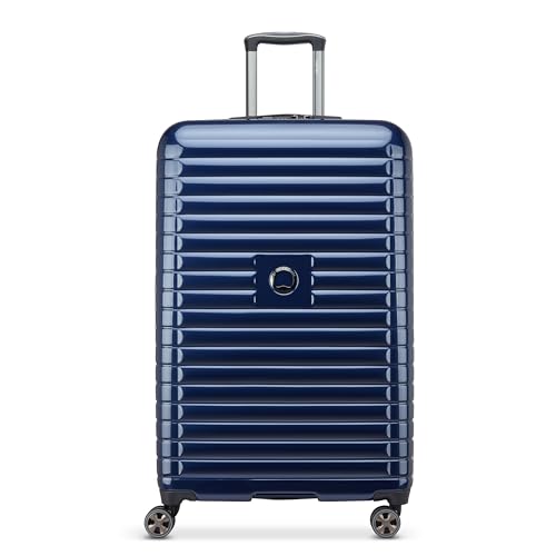DELSEY PARIS Cruise 3.0, 28 Inch Checked-Large Luggage, Deep Sea Navy - color: Deep Sea Navy, size: Checked-large