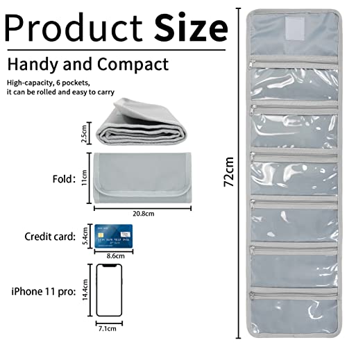 Money Organizer with Zipper,Cash Envelopes Budget Binder - color: Gray Green