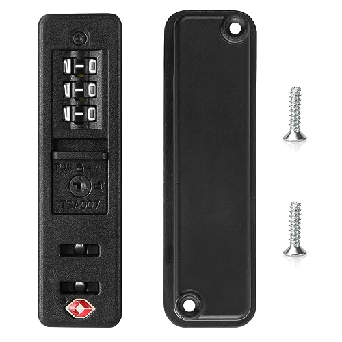 2-Pack TSA 3-Digit Combination Luggage Locks, Built-in Travel Lock EA354N - size: EA354N