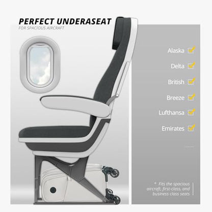 Verage Underseat Carry On Luggage with Wheels,14.5-Inch,Cloud Gray - color: Cloud Gray, size: 14.5-Inch Plus Underseat