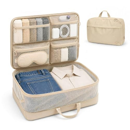 GIVLEFLY Compression Packing Cube, Large Travel Organizer Bag