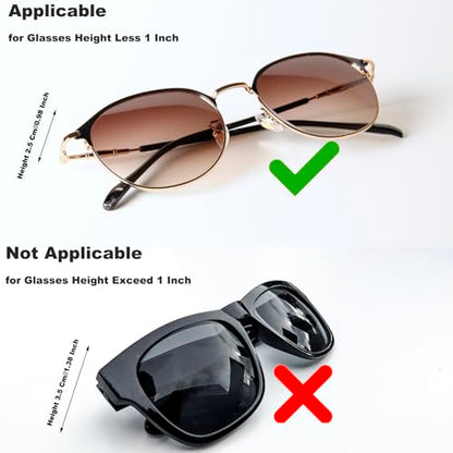 Hard Shell Eyeglasses Case Protective Glasses Case for Men and Women Linen Fabric - color: Slim Black 1 Pack
