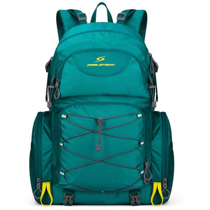 Maelstrom 40L Waterproof Hiking Backpack, Lightweight Travel Daypack - color: Green