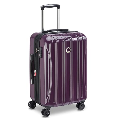 DELSEY Paris Helium Aero, 2-Piece Set (21/24 Inch) Hardside Luggage, Plum - color: Plum, size: 2-Piece Set (21/24)