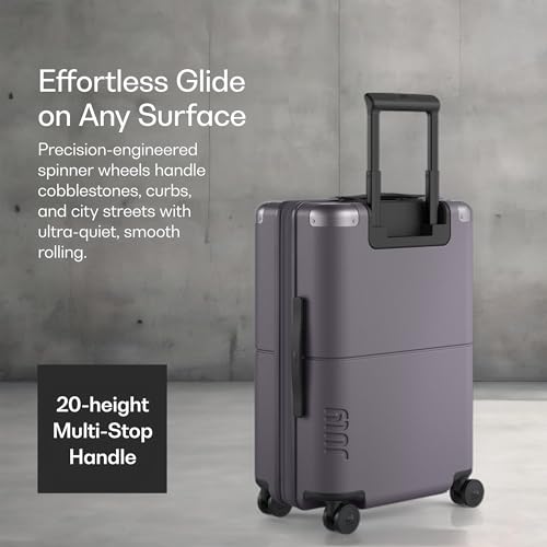 July Carry On Max 확장 가능한 슈트케이스, 항공사 승인, 54.6cm(21.5인치), 섀도우 - color: 섀도우