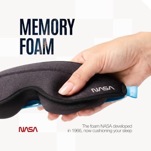 NASA Sleep Mask with LightBlock™ Barrier - color: Stellar Black & Lunar Grey