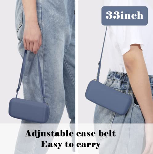 ESUFEIR Mini Sun Umbrella for Purse With Case - color: Haze Blue