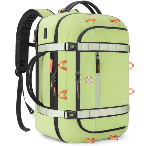 40L Travel Backpack 17.3" Laptop Carry On Duffel Flight Approved - color: Lightgreen
