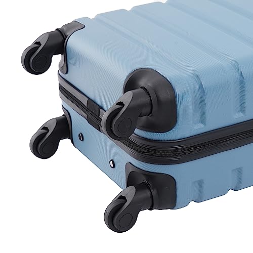 Wrangler Hardside Spinner Luggage, Blue Heaven, Carry-On 20-Inch - color: Blue Heaven
