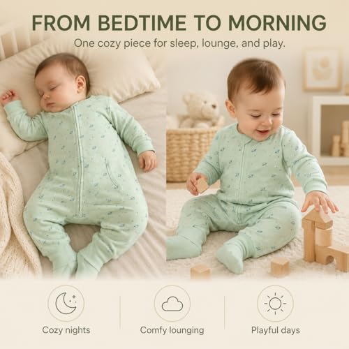Toddler Sleep Sack with Feet, Long Sleeve, 2-3T, 1-Pack - color: Space, size: 2-3T