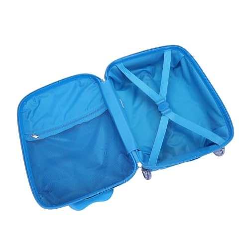 Bioworld Sonic the Hedgehog Kids' 3-Piece Travel Set With Luggage, Backpack, and Neck Pillow - color: Sonic the Hedgehog Blue